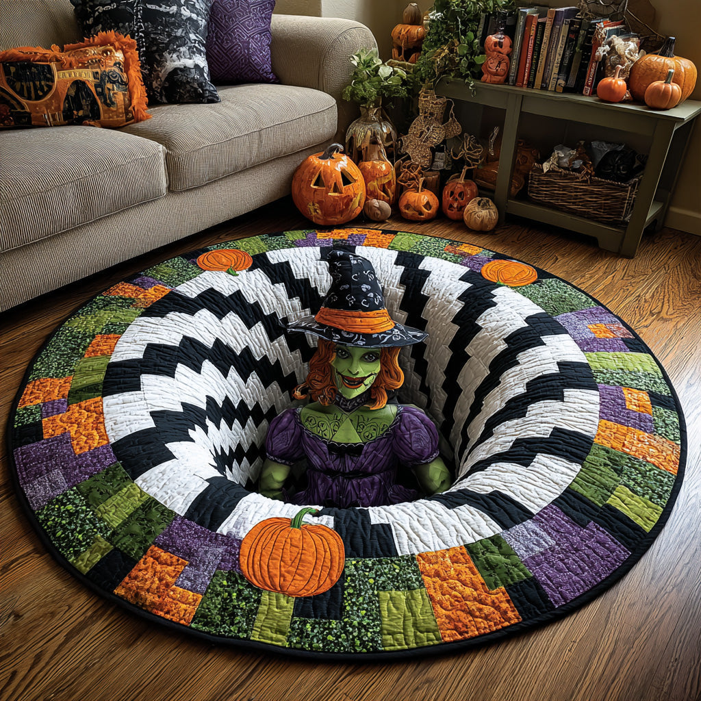 Witch Descent Round Mat Rug