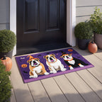 Witch Pup Doormat - Seasonal Holiday Design | Printed Welcome Doormat