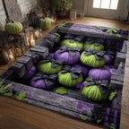 Witchy Harvest area rug in a living room
