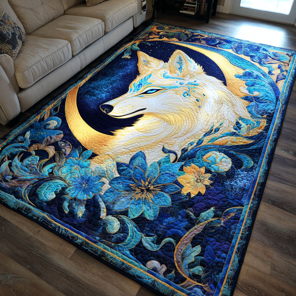Wolf Horizon area rug in a living room