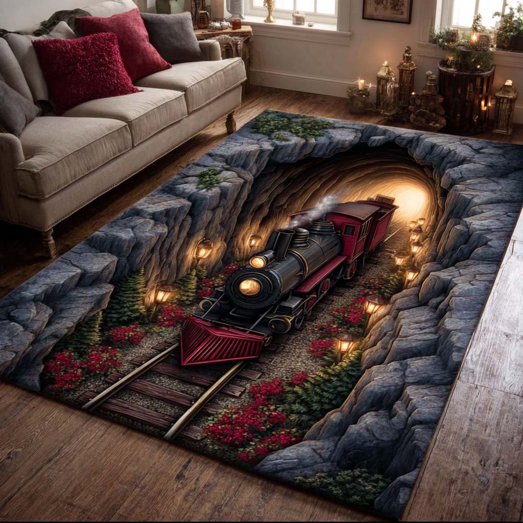 Wonder Night area rug in a living room