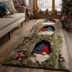 Woodland Gnomes Runner Carpet Runner Rug - Cute Pet Design | Animal Printed Runner Rug