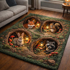 Woodland Haven area rug in a living room