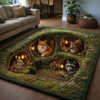 Woodland Haven area rug in a living room