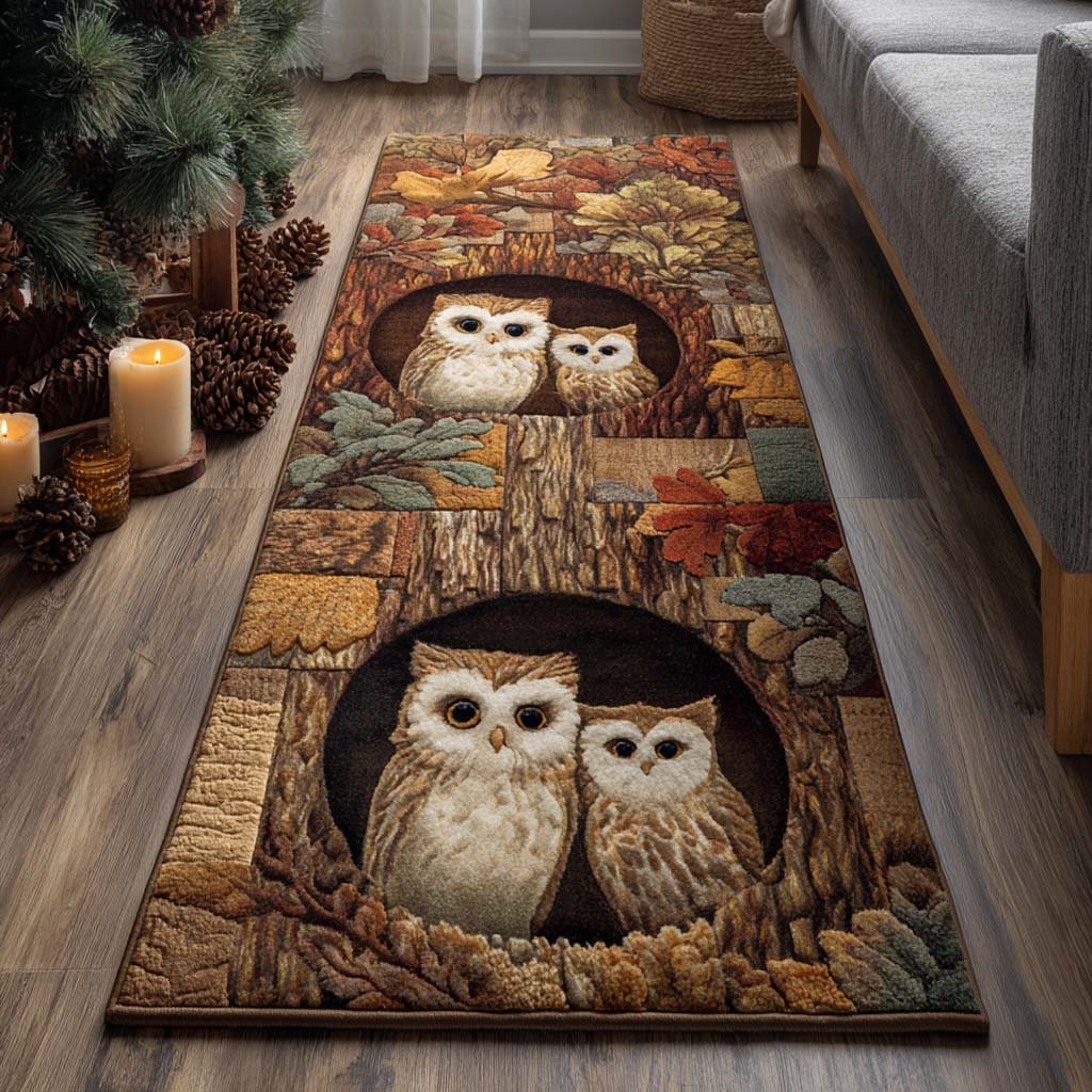 Woodland Haven Runner Carpet Runner Rug - Cute Pet Design | Animal Printed Runner Rug