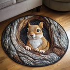 Woodland Retreat Round Mat Rug - Nature Design | Serene Home Decor
