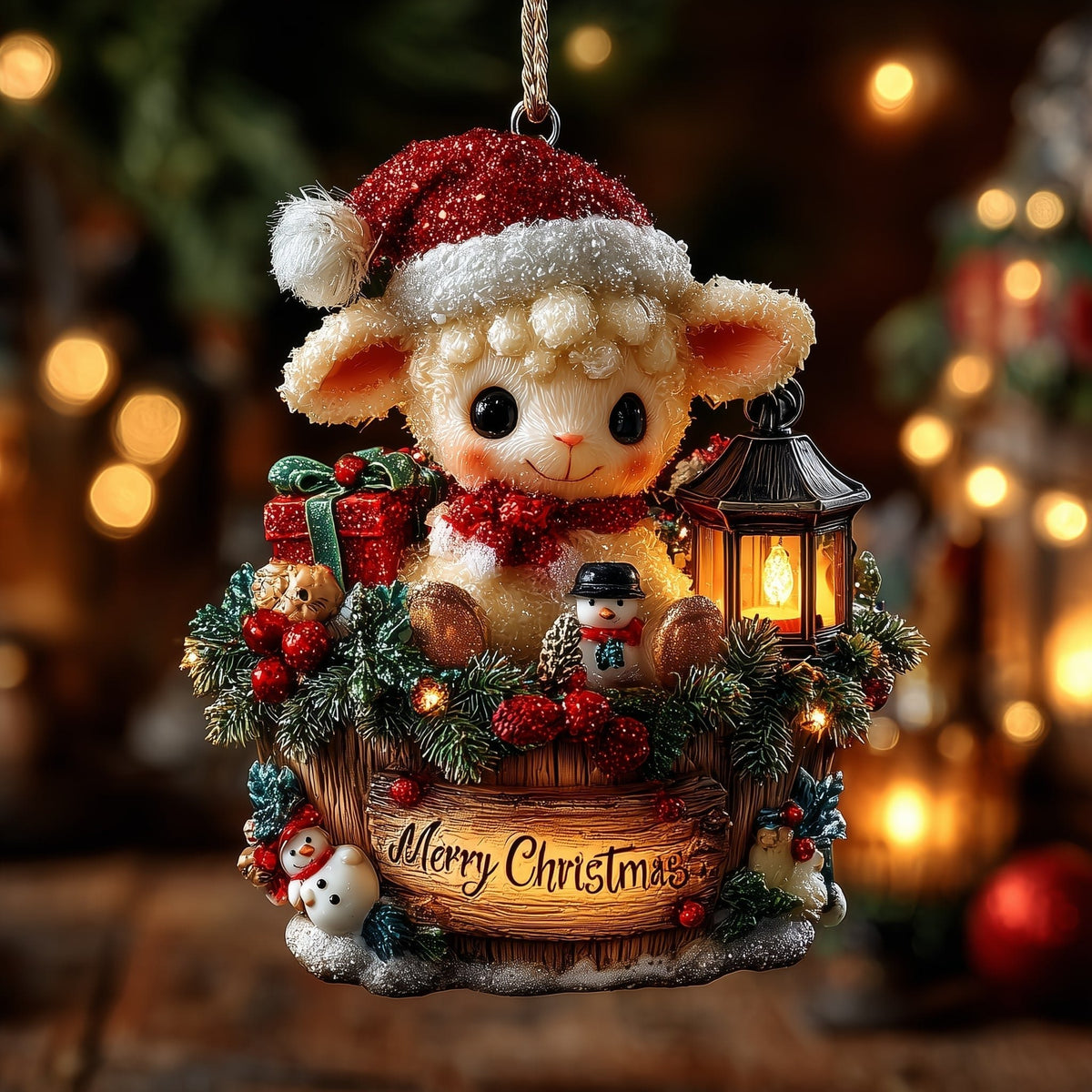 Woolly Wonder Christmas Ornament