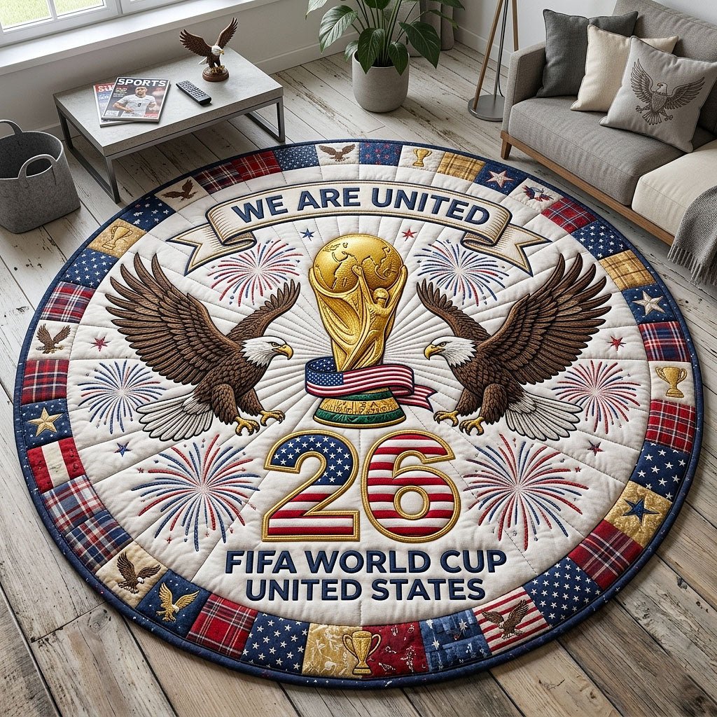 World Cup Round Mat Rug - Nature Design | Serene Home Decor