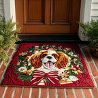 Wreath King Charles Doormat - Nature Design | Printed Welcome Doormat
