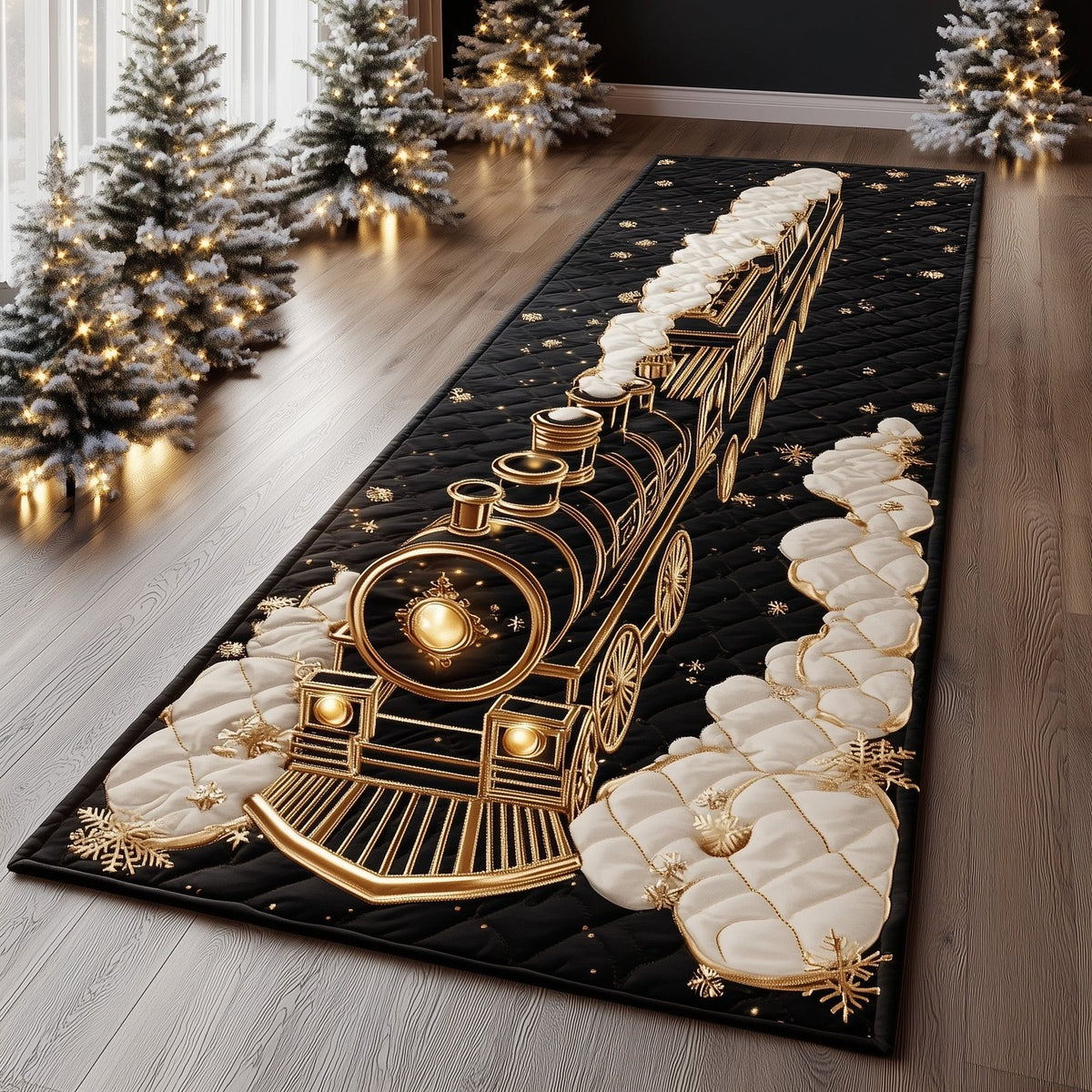 Yuletide Express Runner Rug - Nature Design | Serene Runner Rug