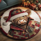 Yuletide Pasture Round Mat Rug - Nature Design | Serene Home Decor