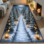 Yuletide Path Runner Rug - Nature Design | Serene Runner Rug