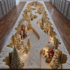 Yuletide Path Runner Rug - Nature Design | Serene Runner Rug
