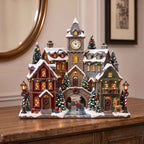 Yuletide Village wooden block, laser-cut 3-layer wood