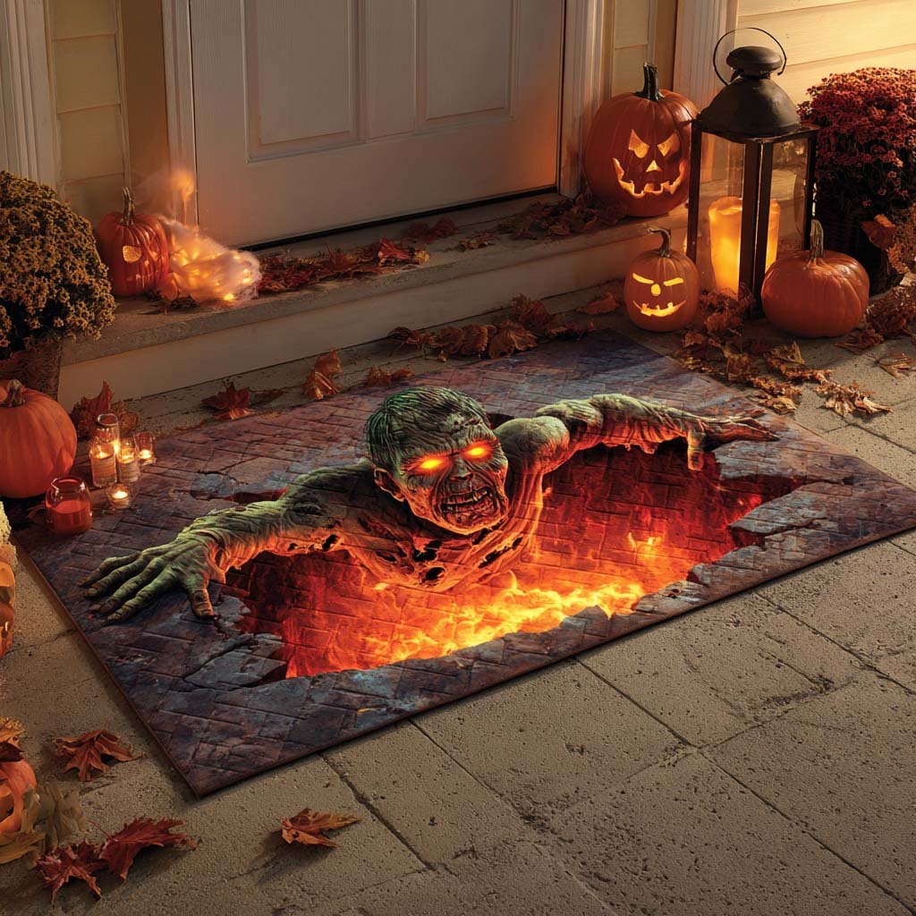 Zombie Rise Doormat - Nature Design | Printed Welcome Doormat