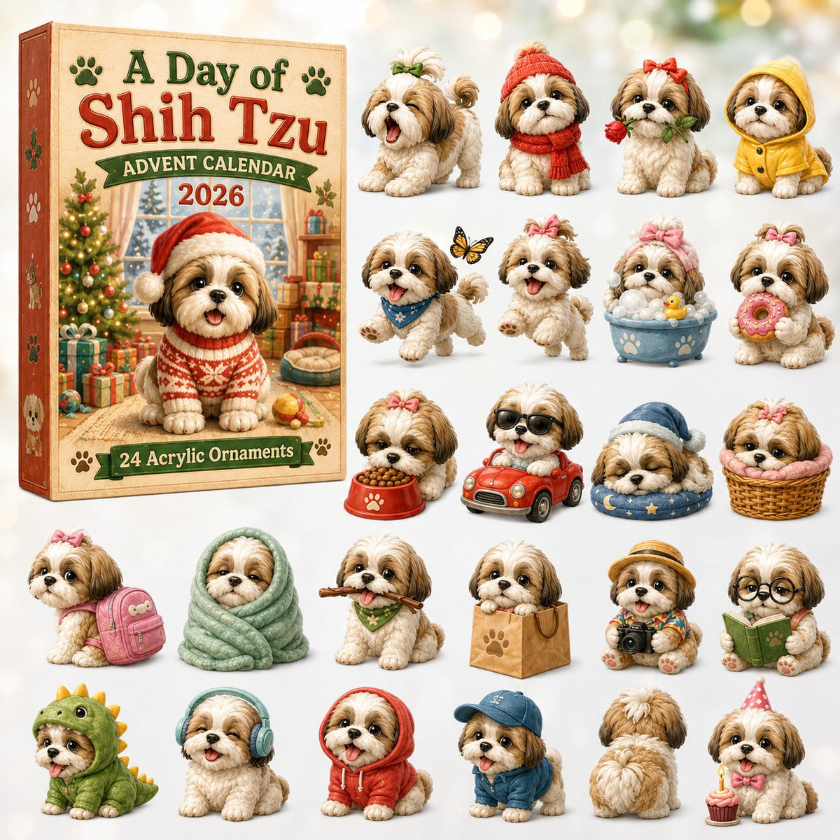 A Day Of Shih Tzu advent calendar