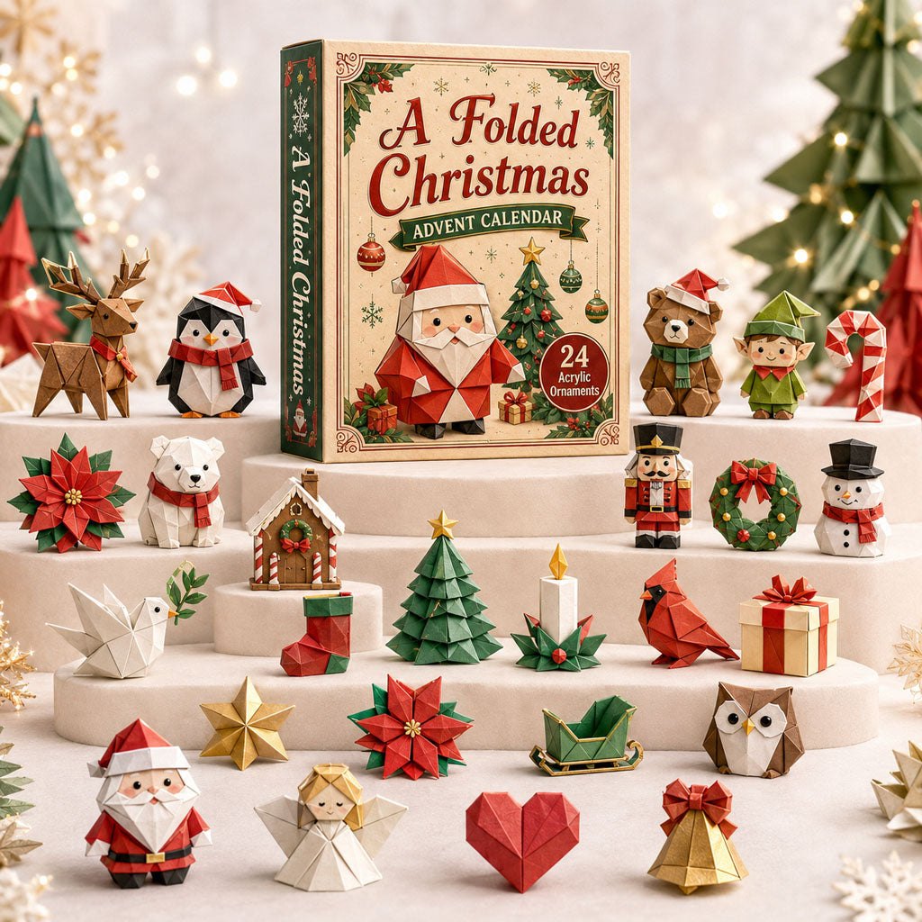 A Folded Christmas advent calendar
