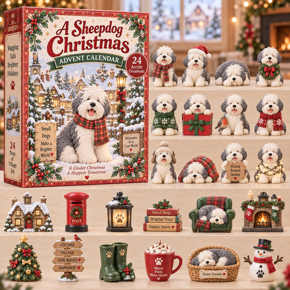 A Sheepdog Christmas advent calendar