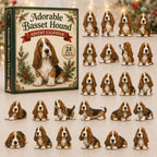 Adorable Basset Hound advent calendar