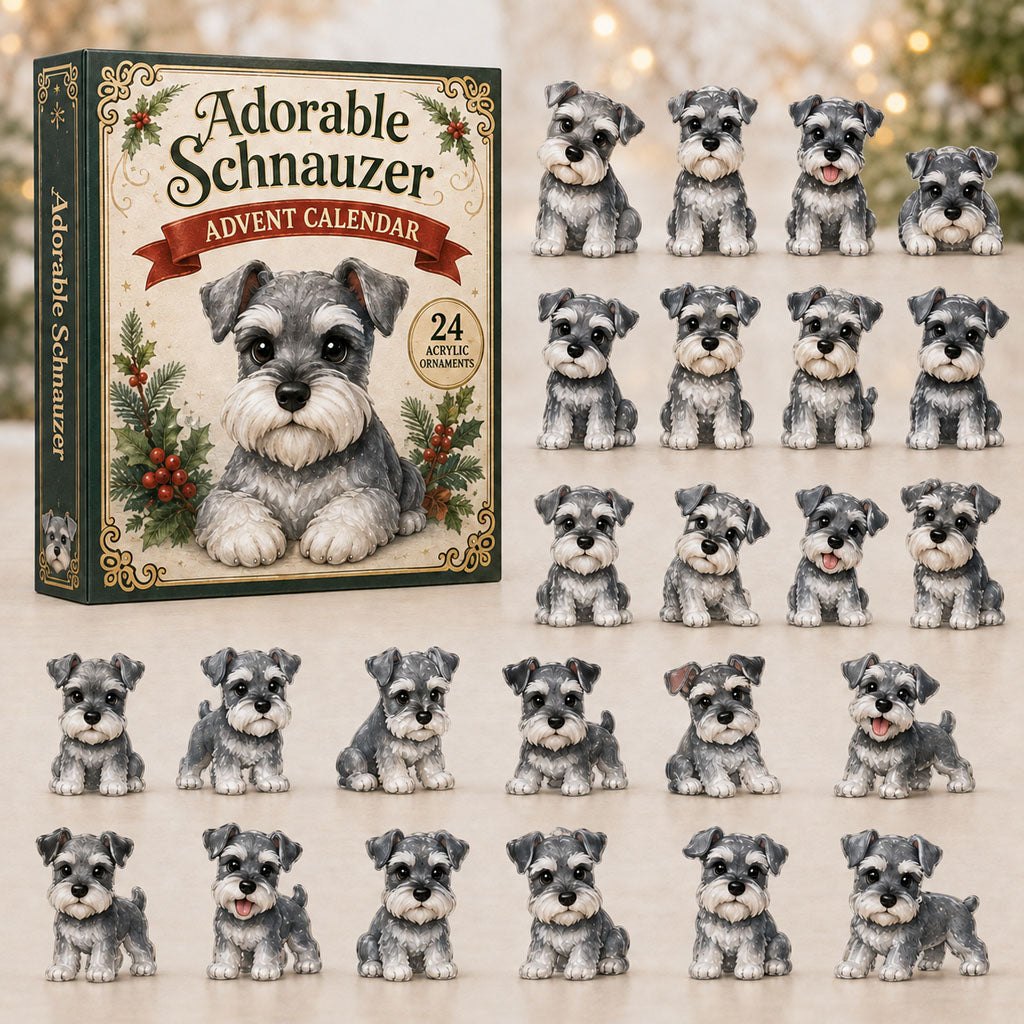 Adorable Schnauzer advent calendar