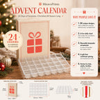 Advent calendar size and contents