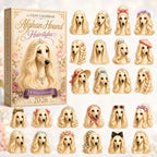 Afghan Hound Hairstyles advent calendar
