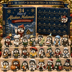 Alaskan Malamute advent calendar