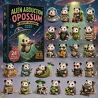 Alien Abduction Opossum advent calendar