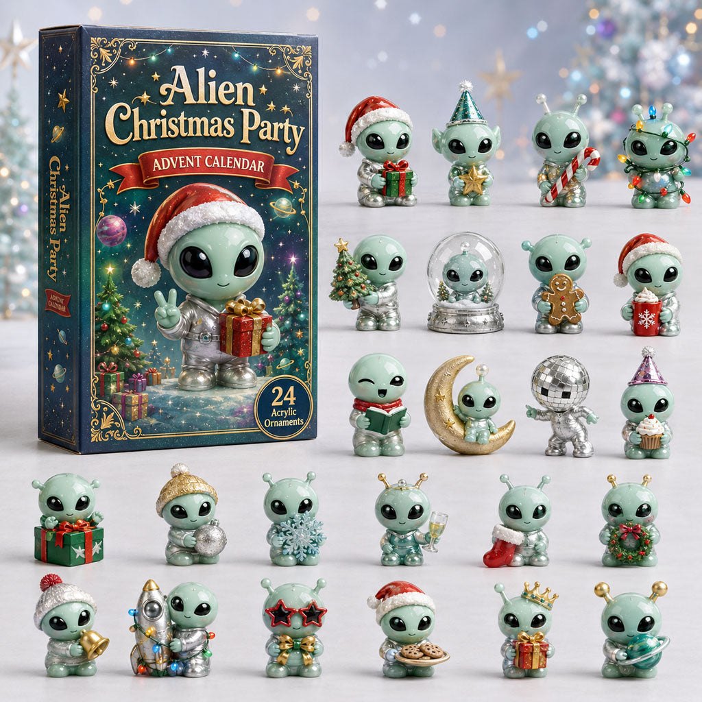Alien Christmas Party advent calendar