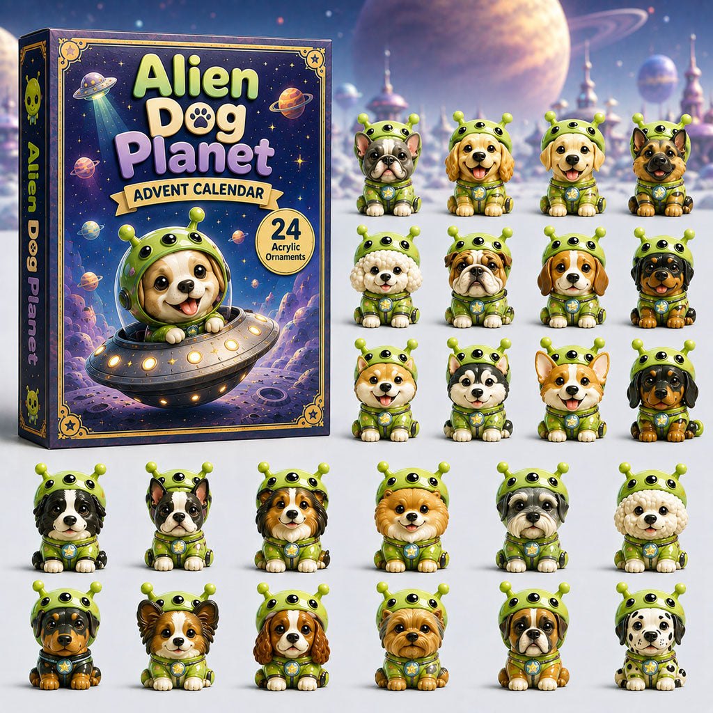 Alien Dog Planet advent calendar