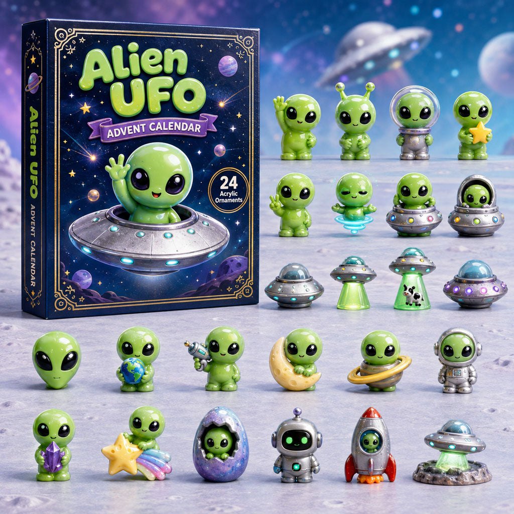Alien UFO advent calendar