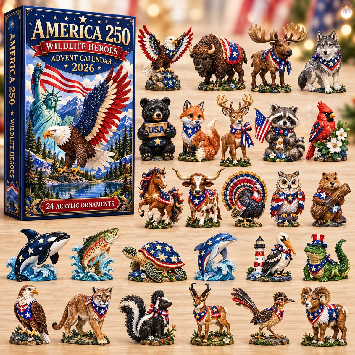 America 250 Wildlife Heroes advent calendar
