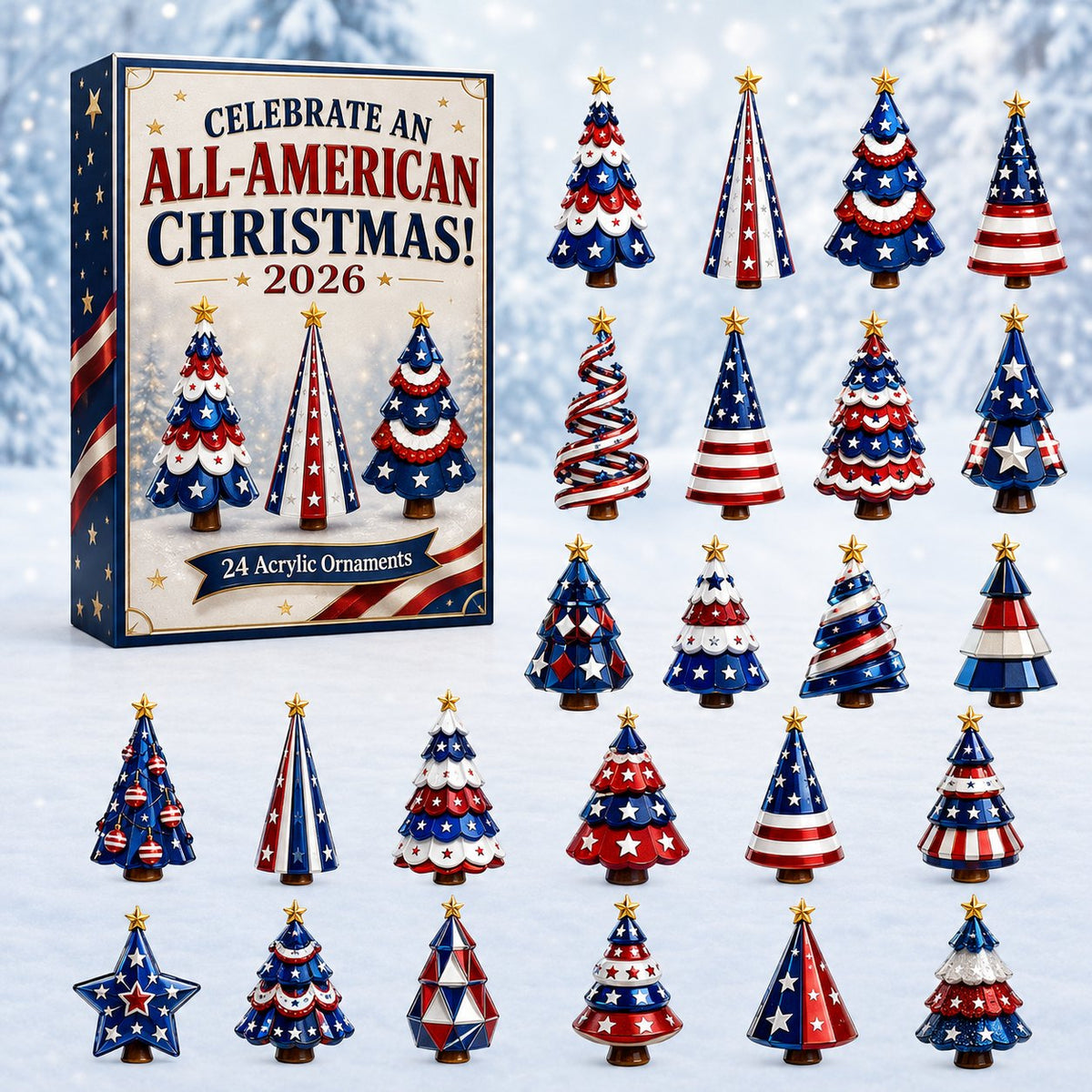 American Christmas Tree advent calendar