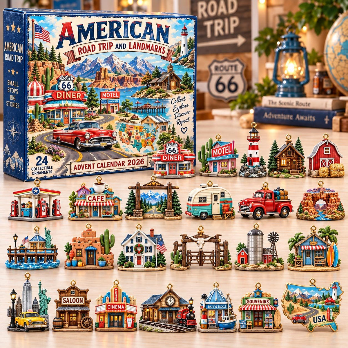 American Road Trip advent calendar
