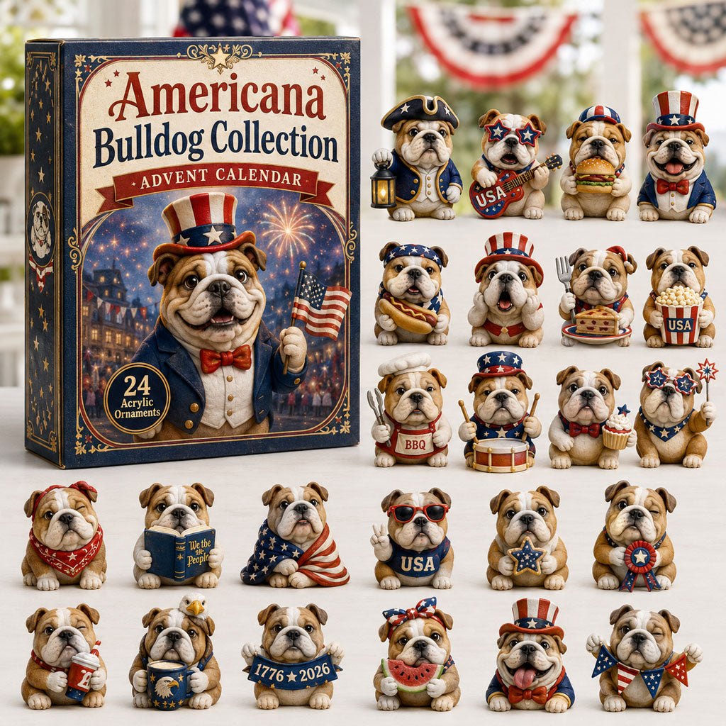 Americana Bulldog Collection advent calendar
