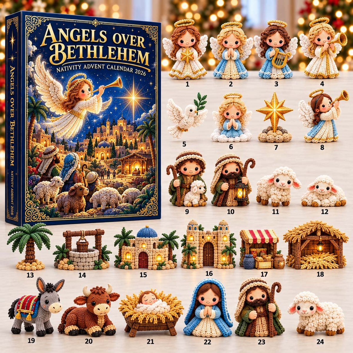 Angels Over Bethlehem advent calendar