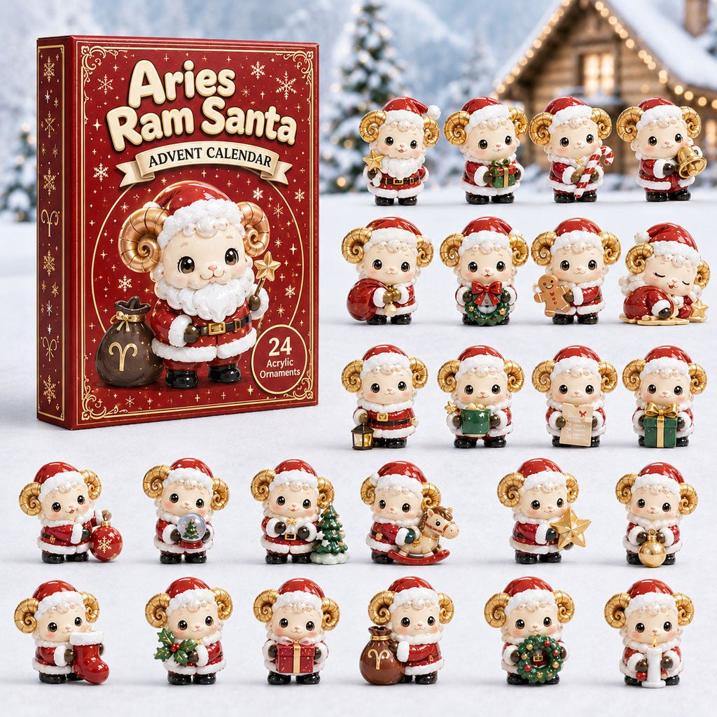 Aries Ram Santa advent calendar