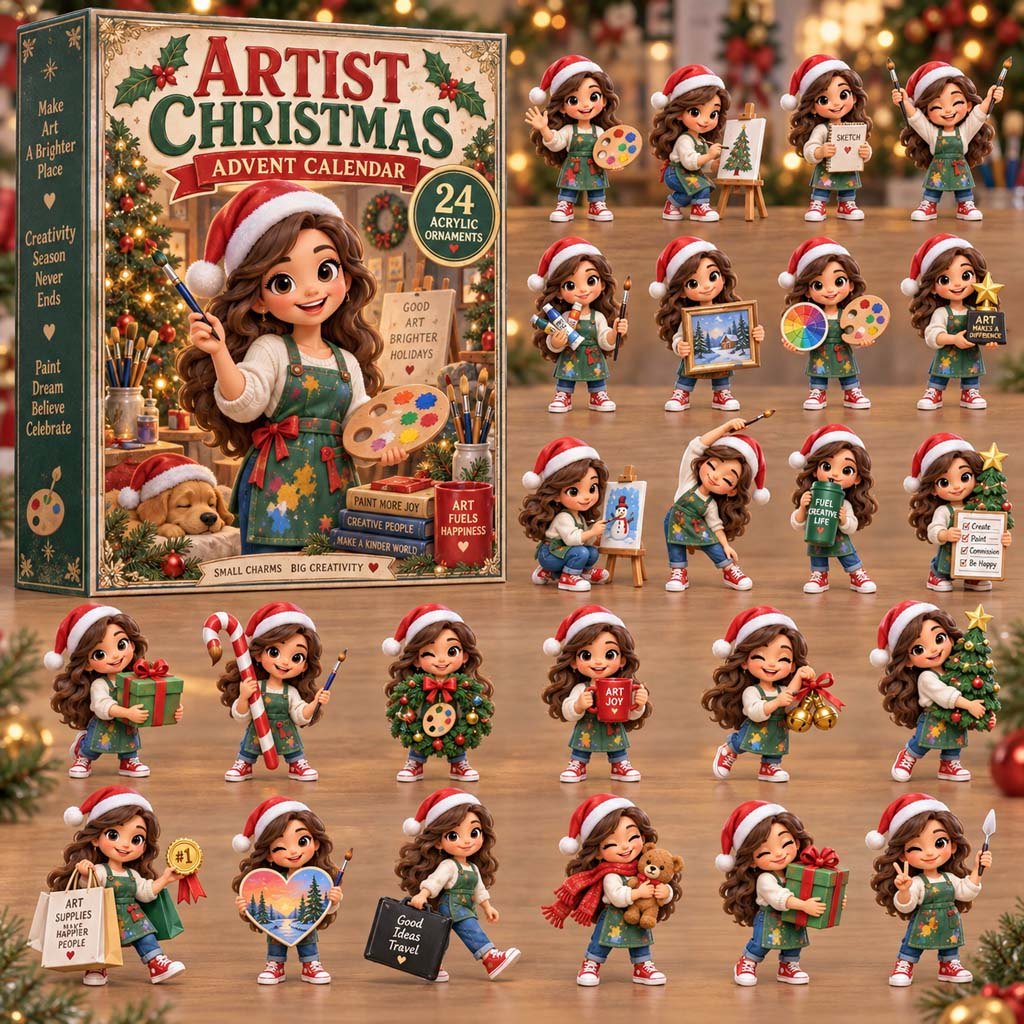 Artist Christmas advent calendar