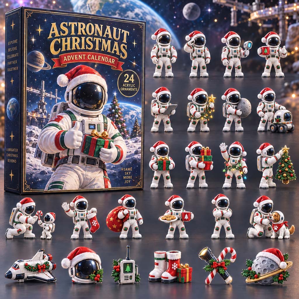 Astronaut Christmas advent calendar