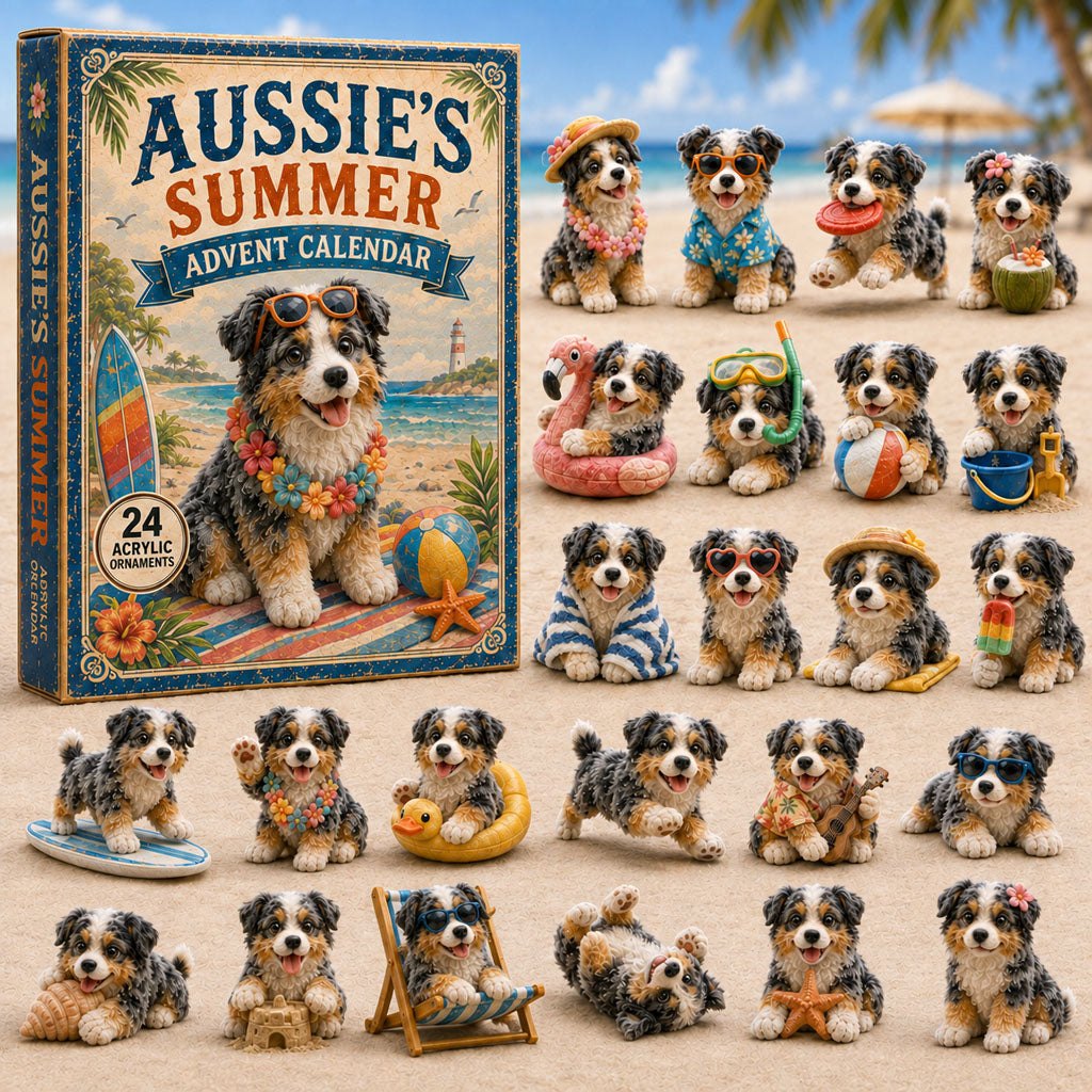 Aussie Summer Dog advent calendar