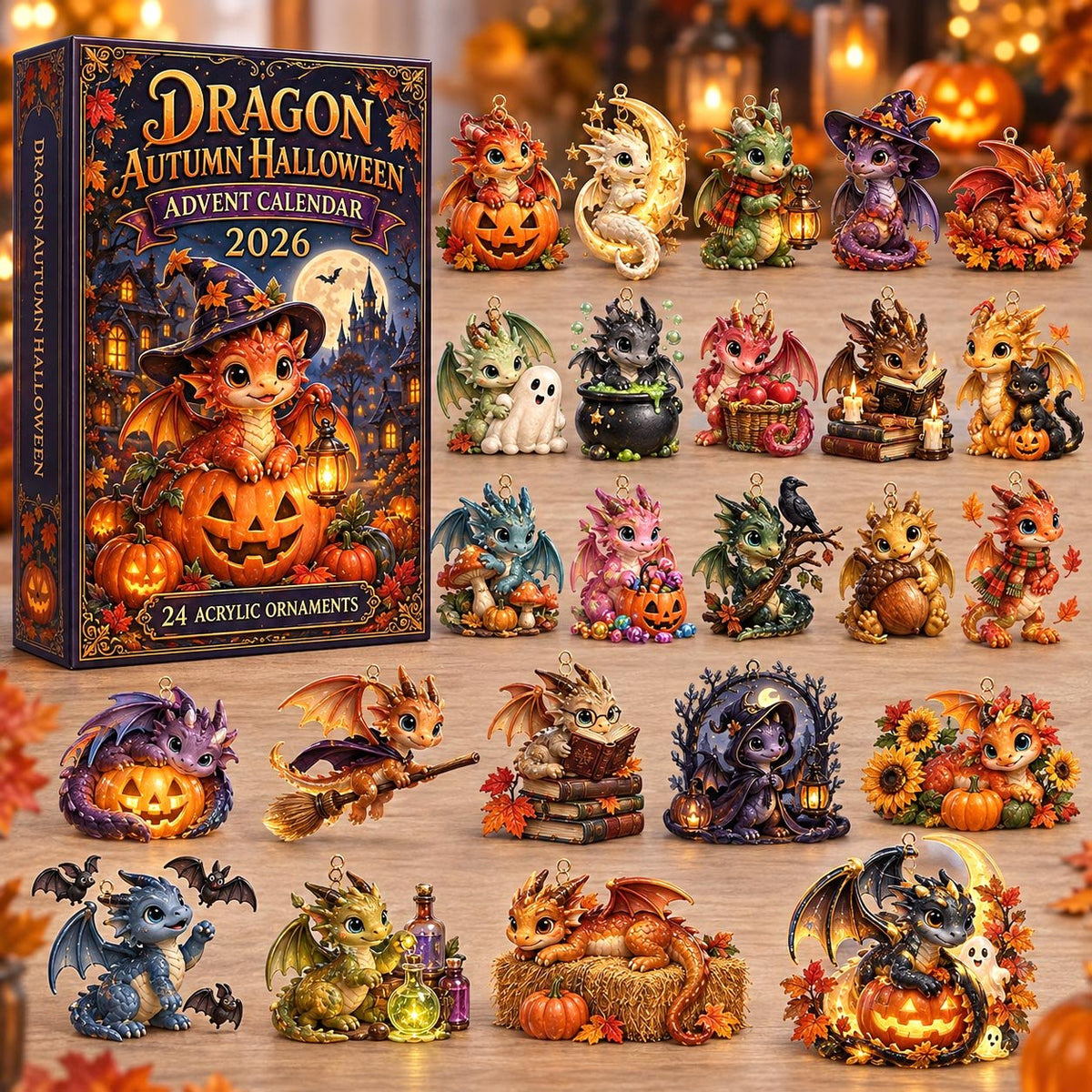 Autumn Halloween Dragon advent calendar