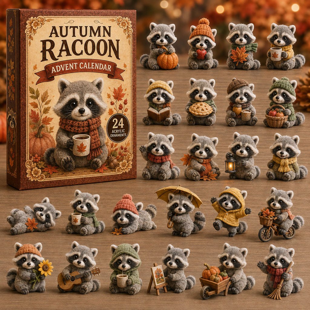 Autumn Raccoon Life advent calendar