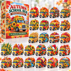 Autumn School Bus advent calendar