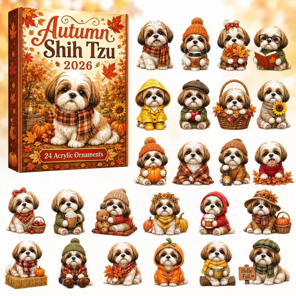 Autumn Shih Tzu advent calendar
