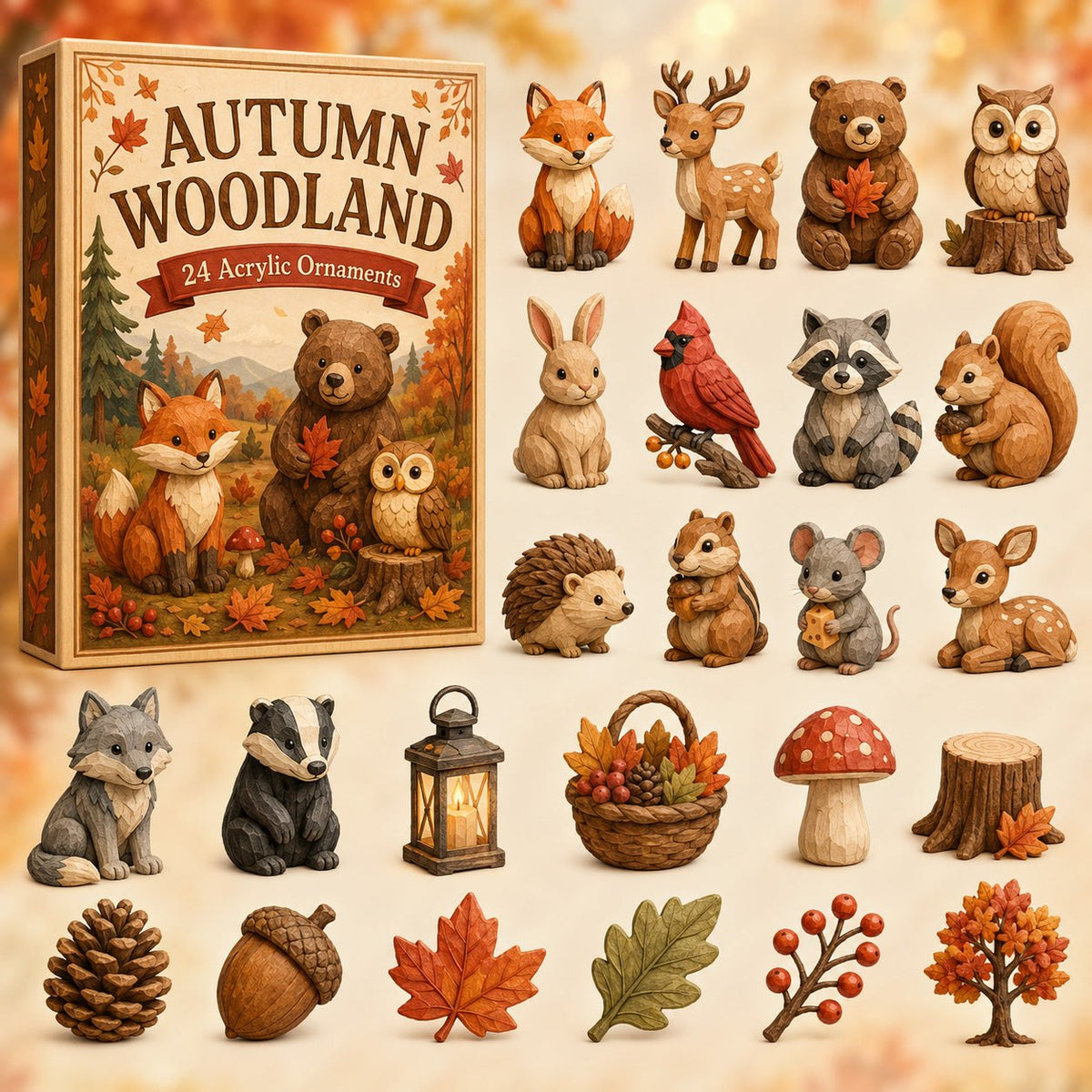 Autumn Woodland advent calendar
