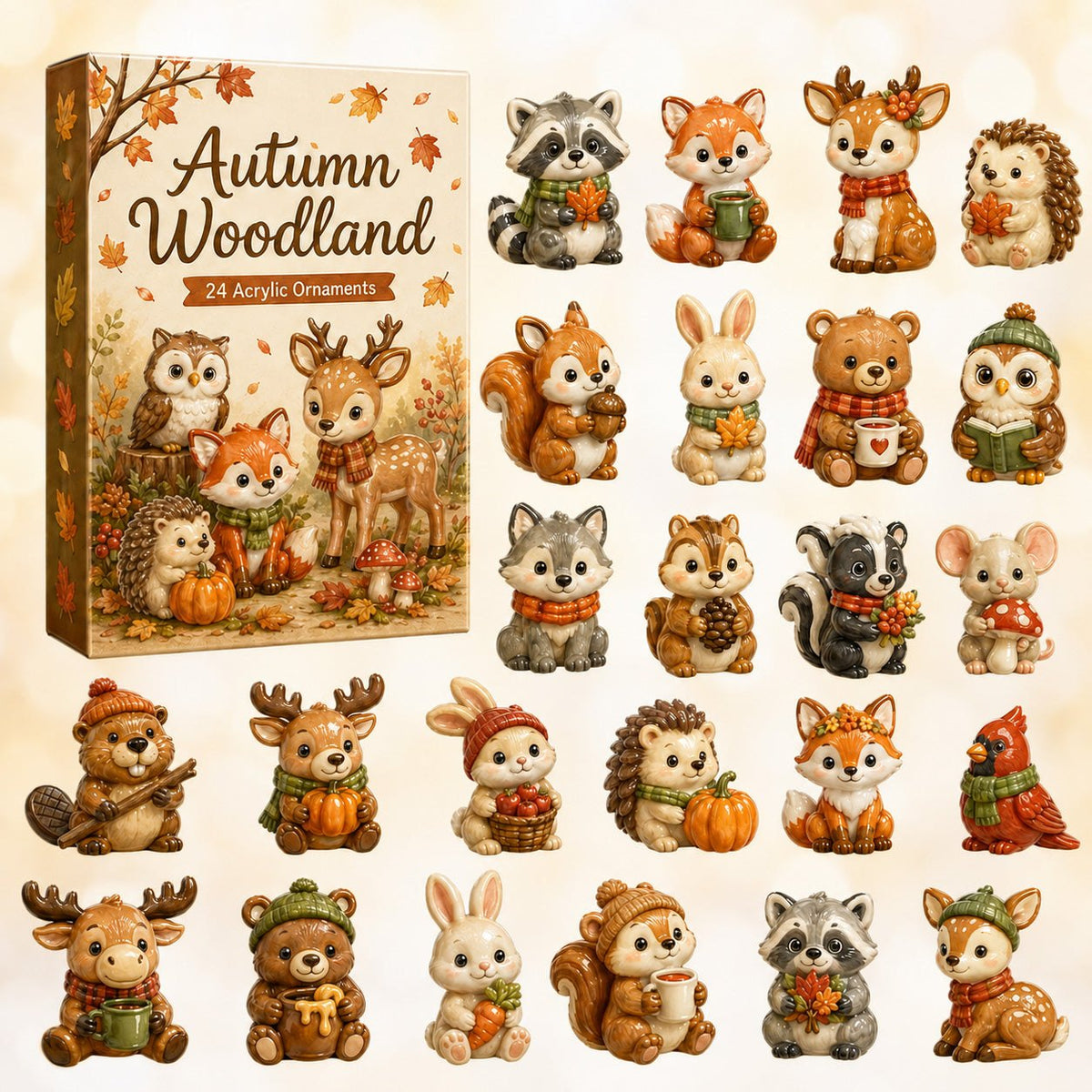 Autumn Woodland Animals advent calendar