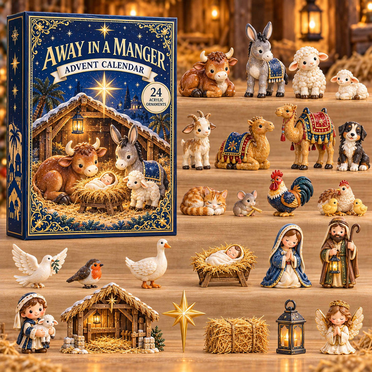 Away In A Manger advent calendar