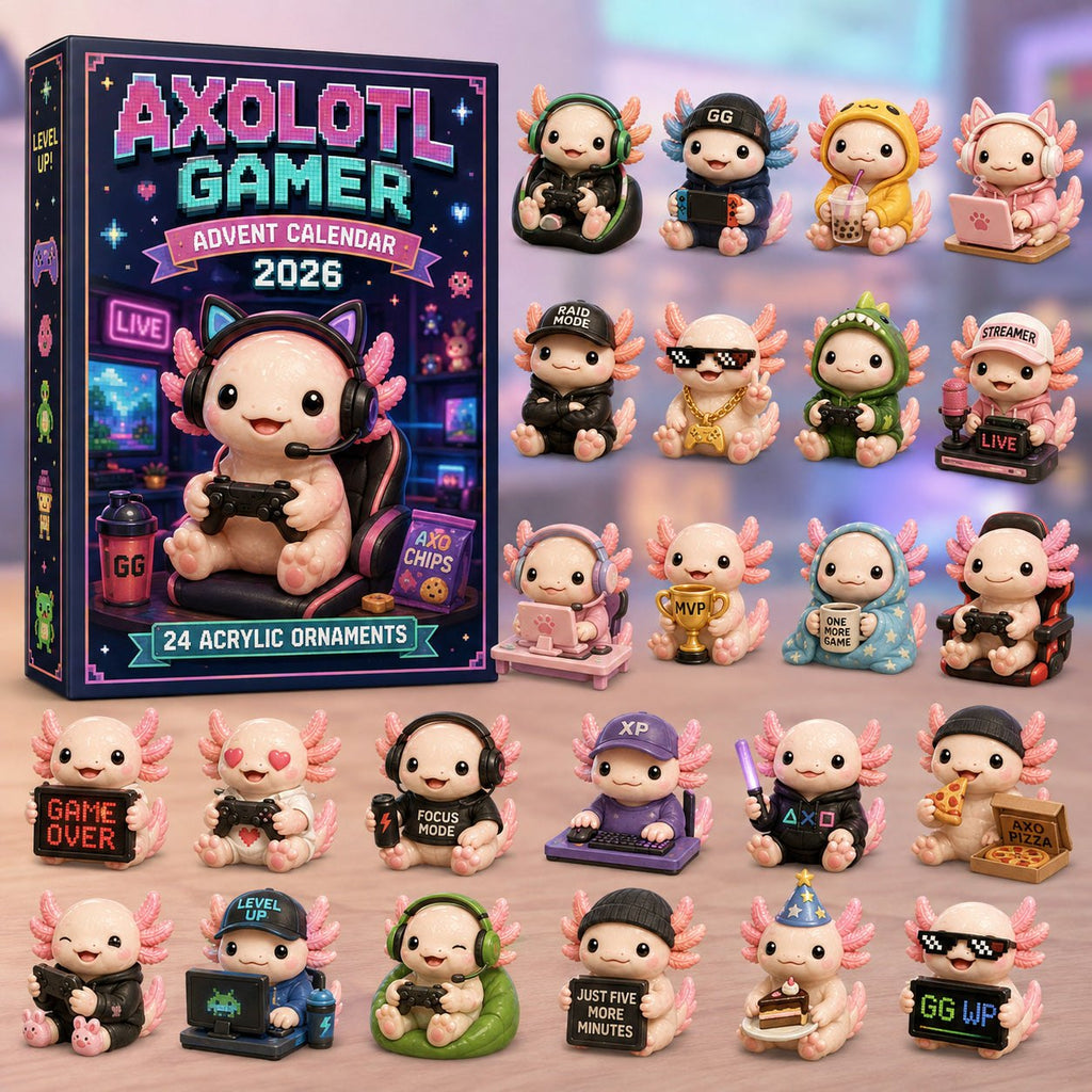 Axolotl Gamer advent calendar