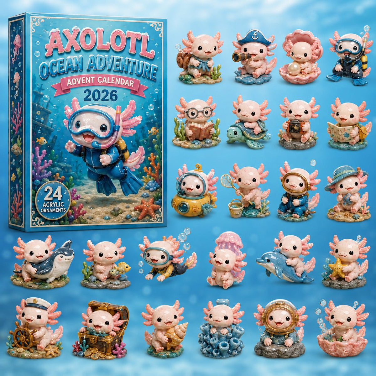 Axolotl Ocean Adventure advent calendar