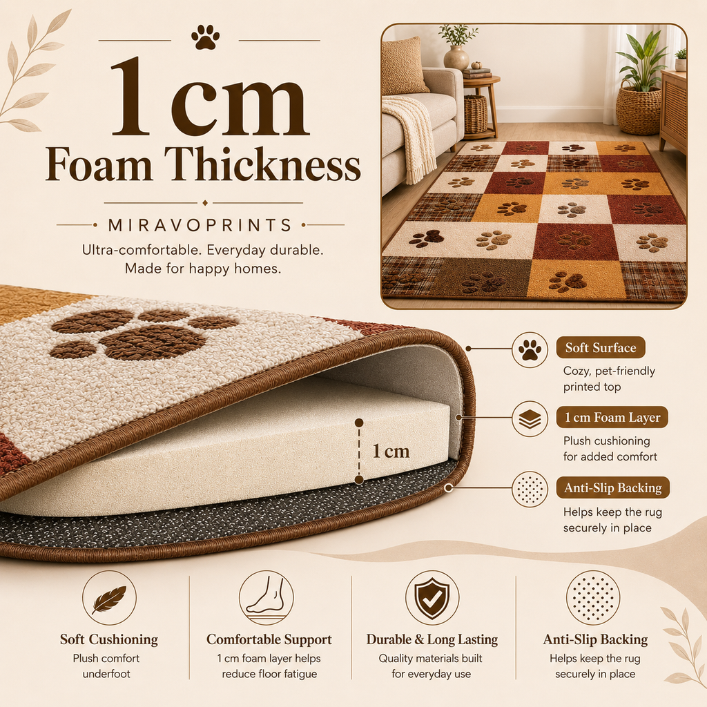 Turtle Harmony area rug - home decor room setting with non-slip backing